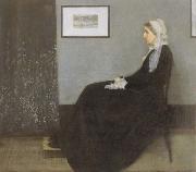 James Mcneill Whistler arrangement in grey and black the artist s mother oil painting picture wholesale